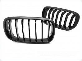 Přední maska BMW X5 F15 (2013-2018), X6 F16 (2014-2019), leskle černá