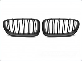 Přední maska, ledvinky BMW F10, F11 2010-2016, černá matná GRBMM0