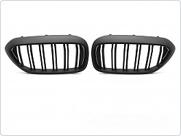 Přední maska, ledvinky BMW G30, G31 2017-2020, černá matná, GRBMM4