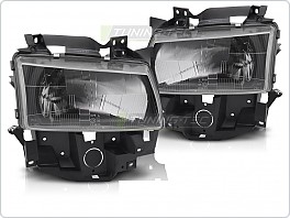 Přední světla, světlomety, lampy VW T4, 1996-2003 BUS, černé