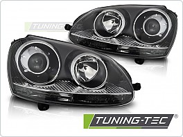 Přední světlomety, světla, lampy Volkswagen Golf 5, black LPVWZ5