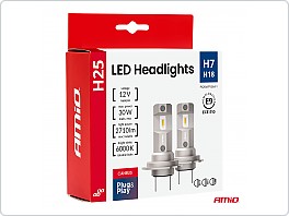 LED žárovky CANBUS H7 H18 12V 30W 