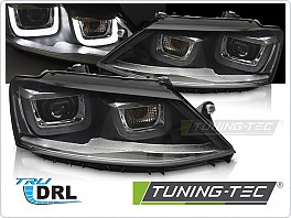 Přední světlomety, světla, lampy Volkswagen Jetta 2011-2018, U-LED, DRL, LPVX01
