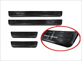 Kryty prahů Škoda Kamiq, nerez black Avisa 