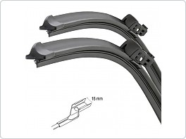 Stěrače Škoda Kamiq, Karoq, Scala, Fabia IV, Superb III, IV, Flat 66+45cm