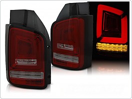 Zadní LED světla, světlomety, lampy VW T6 2015-2019, SEQ, BAR křídlové dveře, LDVWK3