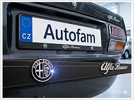 Držák SPZ, podložka pod značku 3D nápis, Alfa Romeo