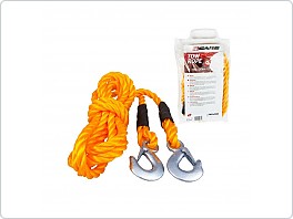 Lano tažné s karabinami 5000kg 4m