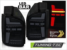 Zadní LED světla, světlomety, lampy VW T5, 2003-2009, SEQ, černé/kouřové LDVWO1