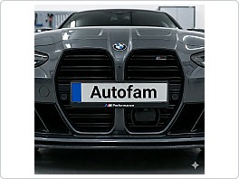 Rámeček, držák registrační značky Decent, M Performance - 1ks