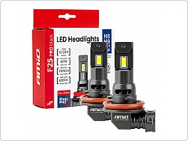 LED žárovky H8, H9, H11, H16 CANBUS Série F25 PRO 68W 12V 24V, set 2ks