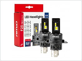 LED žárovky H4, H19 CANBUS Série F25 PRO 70W 12V 24V, set 2ks