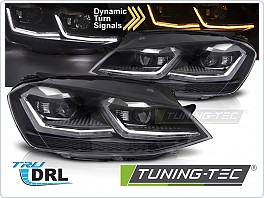 Přední světlomety, světla, lampy Volkswagen Golf VII, 2013-2017, silver, LED, SEQ, DRL