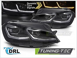 Přední světlomety, světla, lampy Volkswagen Golf VII, 2017-2019, silver, LED, SEQ, DRL