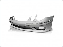 Přední nárazník Mercedes W211, classe E, 2002-2006, AMG style bez park. senzorů. ZPME05