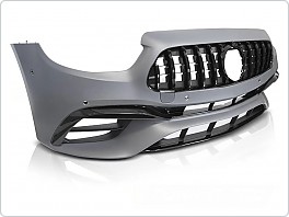 Přední nárazník Mercedes E W213, 2020-2023, facelift, Sport black grill, kod ZPME38
