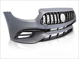Přední nárazník Mercedes E W213, 2020-2023, facelift, Sport chrom grill, kod ZPME39