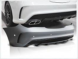 Zadní nárazník Mercedes CLA W117, 2013-2016 AMG Style s PDC, ZTME11