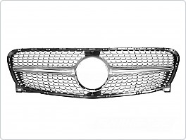 PŘEDNÍ MASKA MERCEDES GLA X156, 2013-2016, DIAMOND STŘÍBRNÁ CHROM, GRME04