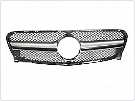 PŘEDNÍ MASKA MERCEDES GLA X156, 2013-2016, STŘÍBRNÁ ČERNÁ, GRMEL1