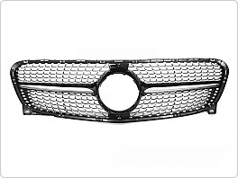 PŘEDNÍ MASKA MERCEDES GLA X156 2013-2016, DIAMOND, CHROM ČERNÁ, GRMEL3