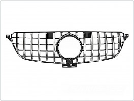 PŘEDNÍ MASKA MERCEDES GLE W166, 2015-2019, ČERNÁ CHROM, GRMEM9