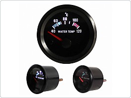 Přídavný teploměr vody - Youngtimer Rally - s LED podsvícením