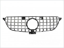 PŘEDNÍ MASKA MERCEDES GLE C292, 2015-2019, COUPE, ČERNÁ CHROM, GRMEN1