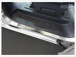 Prahové lišty Peugeot Expert 2016- (zadní dveře, matné)