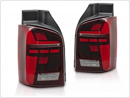 Zadní světla VW T5 04/03-09 / 10-15 červená LED SEQ, LDVWW8