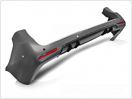 Zadní nárazník Mercedes V-Class, W447, 2014-2019, PDC, SPORT STYLE, ZTME30