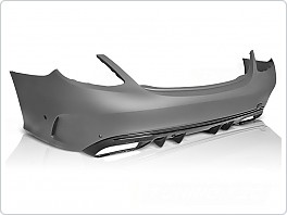 Zadní nárazník SPORT, Mercedes C W205 2018-2021, sedan, ZTME21