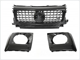 PŘEDNÍ MASKA MERCEDES G-CLASS W464, 2018-2024, ČERNÁ CHROM, grme07