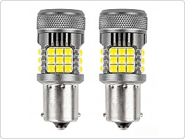 LED žárovky 21W BA15S, 12-24 Canbus, náhrada 5W, 10W, 21W