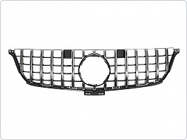 PŘEDNÍ MASKA MERCEDES M-CLASS W166, 2011-2015, ČERNÁ CHROM, grmem7
