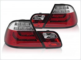ZADNÍ SVĚTLA BMW E46, 1999-2003 COUPE, LED, ČERVENÉ, ldbmp5