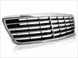 Přední maska Avantgarde Mercedes W210, 1999-2002, E-class, chrom, grme06