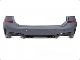 ZADNÍ NÁRAZNÍK BMW G21, 2019-2022, PDC parking assist , 2X VÝŘEZ NA VÝFUK, ztbmd2