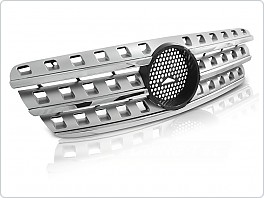 Přední maska Mercedes ML W163 1998-2005 AMG look chrom, silver, grme13