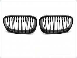 ŘEDNÍ MASKA BMW F20 / F21, 2011-2014, DOUBLE LAMELS, ČERNÁ LESKLÁ