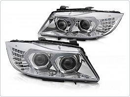 PŘEDNÍ SVĚTLA BMW E90, E91 LCI, 2009-2011, XENON, LED, AFS, CHROM, lpbmp7