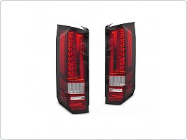 Zadní LED světla, světlomety, lampy VW Crafter 2017-, LED SEQ červená/bílá