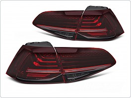 Zadní LED světla, světlomety, lampy VW Golf 7, 2013-2019, LED SEQ, červené