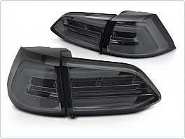 Zadní LED světla, světlomety, lampy VW Golf 7, 2017-2019 kombi, SEQ, kouřové, LDVWS9