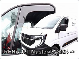 Plexi ofuky oken, deflektory Renault Master IV, 2024- velké L