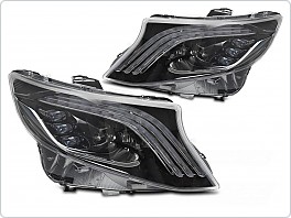 PŘEDNÍ SVĚTLA MERCEDES V-CLASS / VITO W447 2014-2023, FULL LED, SEQ, DRL, lpmef8
