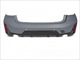 Zadní nárazník BMW G20 LCI 2022-2026, SPORT LOOK, PDS, dvojitá koncovka