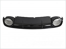 Zadní difuzor AUDI A6 C6 2004-2011, SPORT STYLE, Twin outlet, lesklá černá
