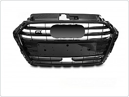 Přední maska AUDI A3 8V 2017-2020, SPORT STYLE, PDC, ACC, lesklá černá
