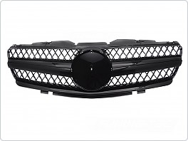 PŘEDNÍ MASKA MERCEDES SL R230, 2001-2006, SPORT STYLE, BLACK, grmeb3